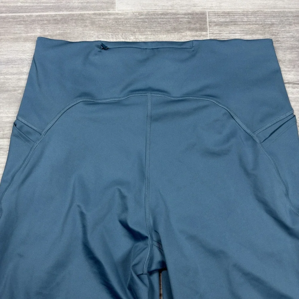 Nike Swift High-Waisted 7/8 Running Leggings Womens Large Smokey Blue HJ2252 006